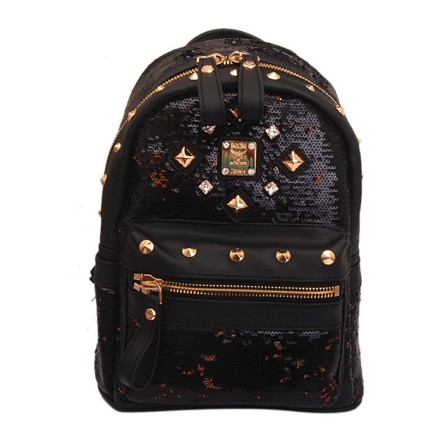 2014 NEW Sytle MCM Studded Backpack NO.0010 - Click Image to Close